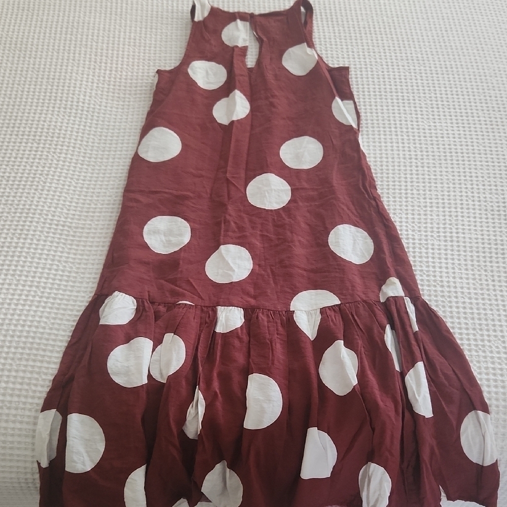 Anthropologie Sundress in Red / White - Picture 4 of 5